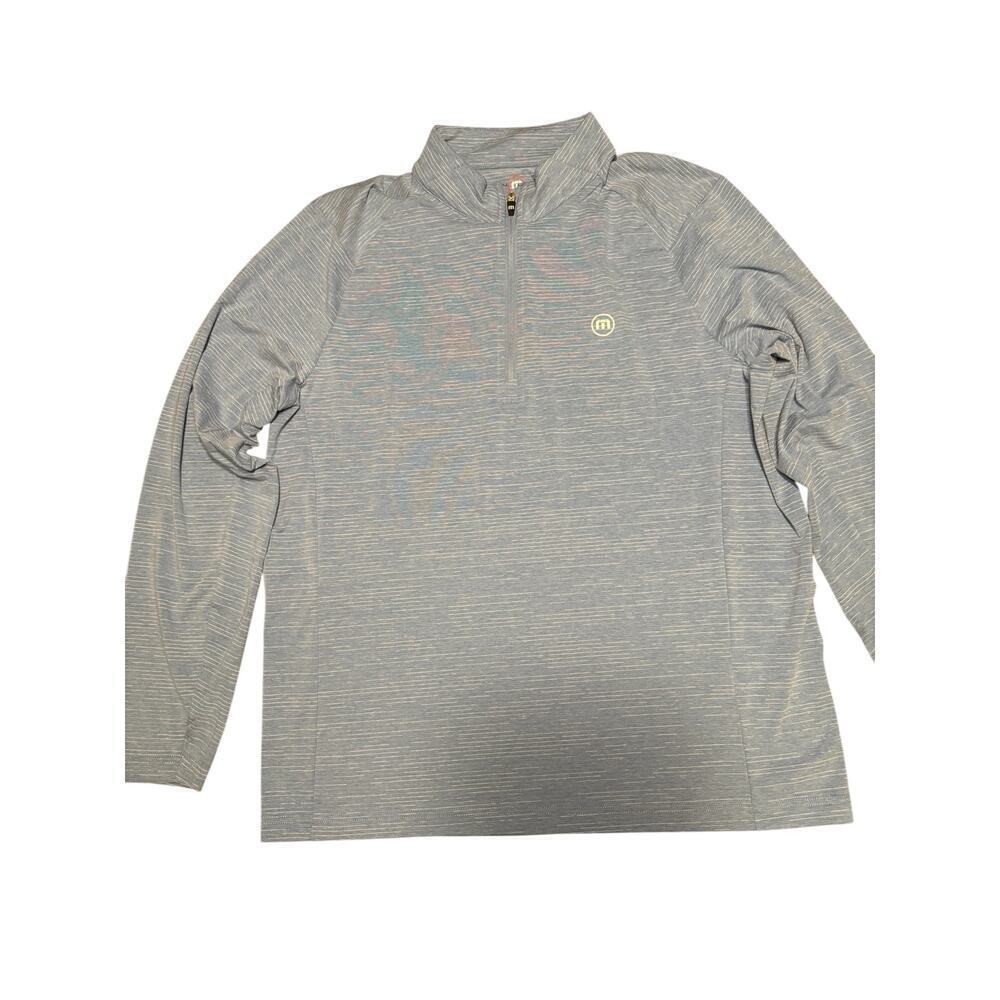 Travis Matthew 1/4 Zip Shirt  Blue Size L
